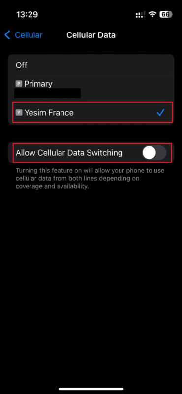 yesim cell source