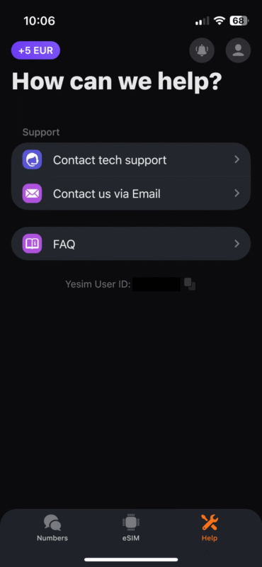 yesim support