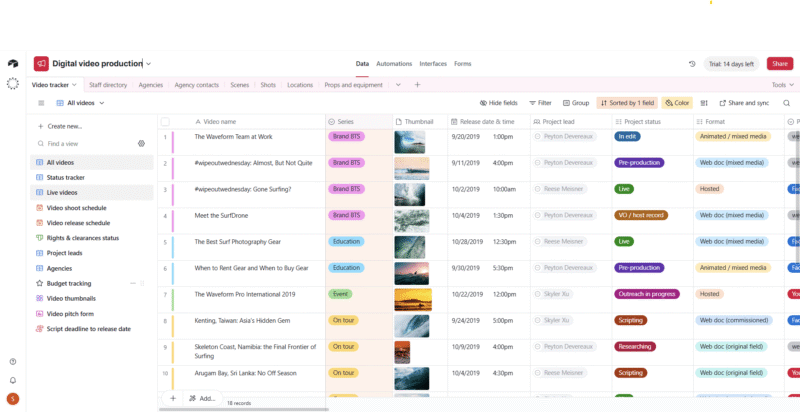 Airtable-numberfour Airtable for solopreneur