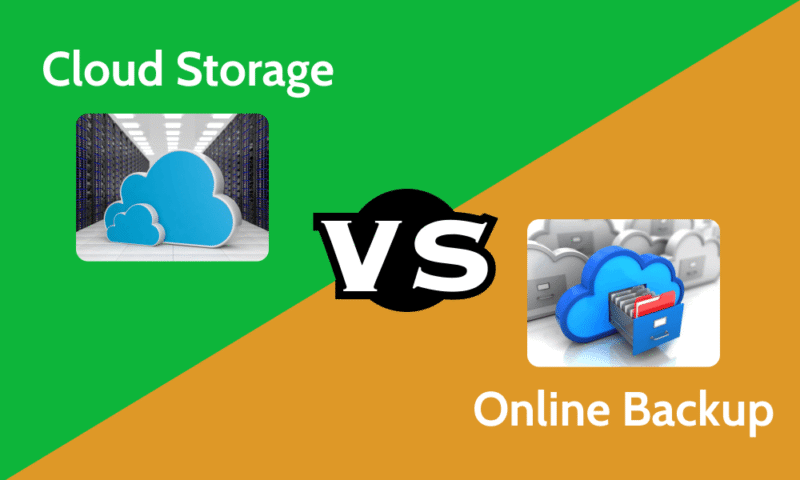 cloud storage vs cloud backup