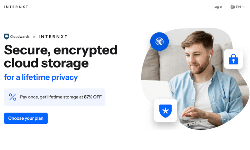 Internxt signuppage
