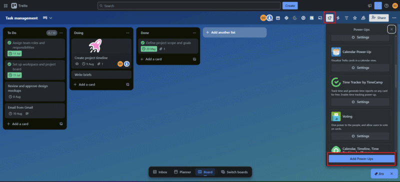 Trello addpowerup