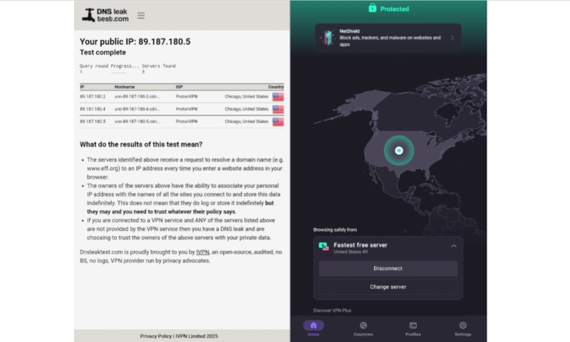 android free vpn proton vpn leak test