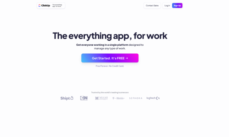 clickup an affordable project management tool
