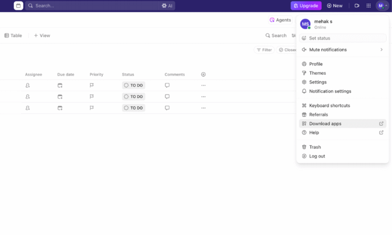 clickup download apps