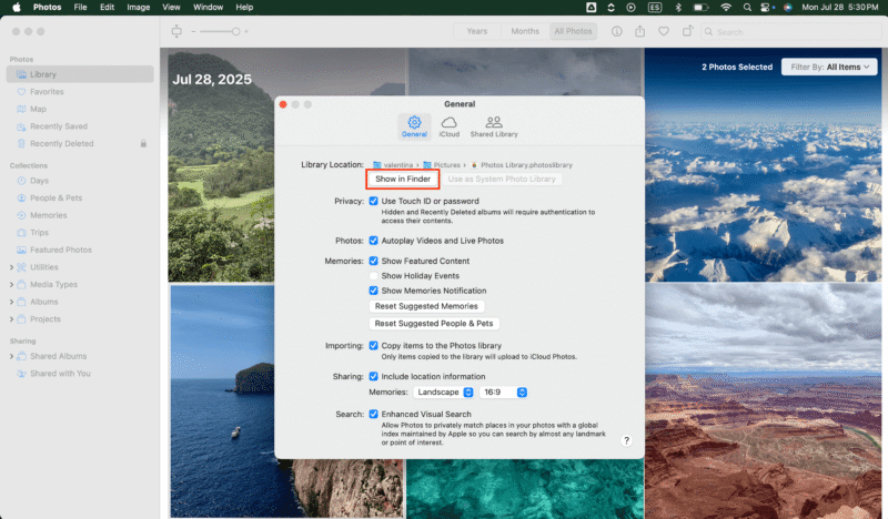 locate library