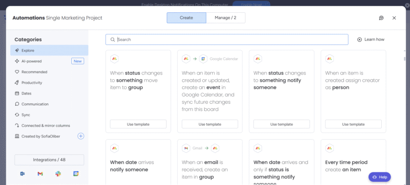 monday.com automation