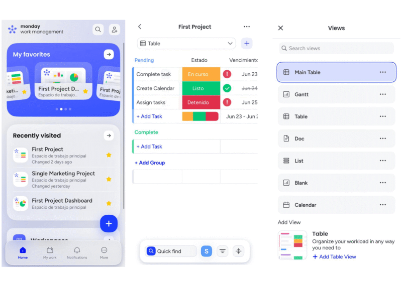 monday.com mobileapp