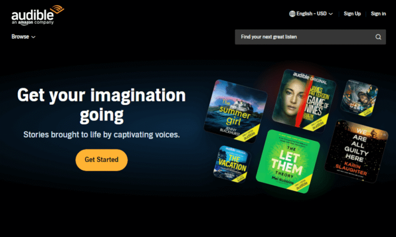 how to use kindle audible