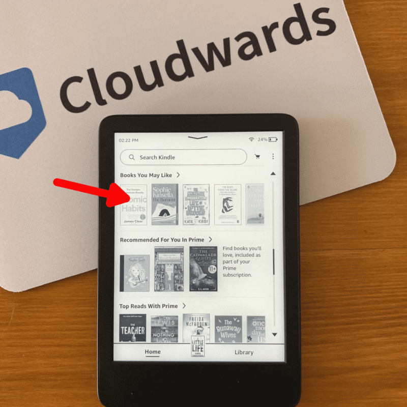 how to use kindle choose a book