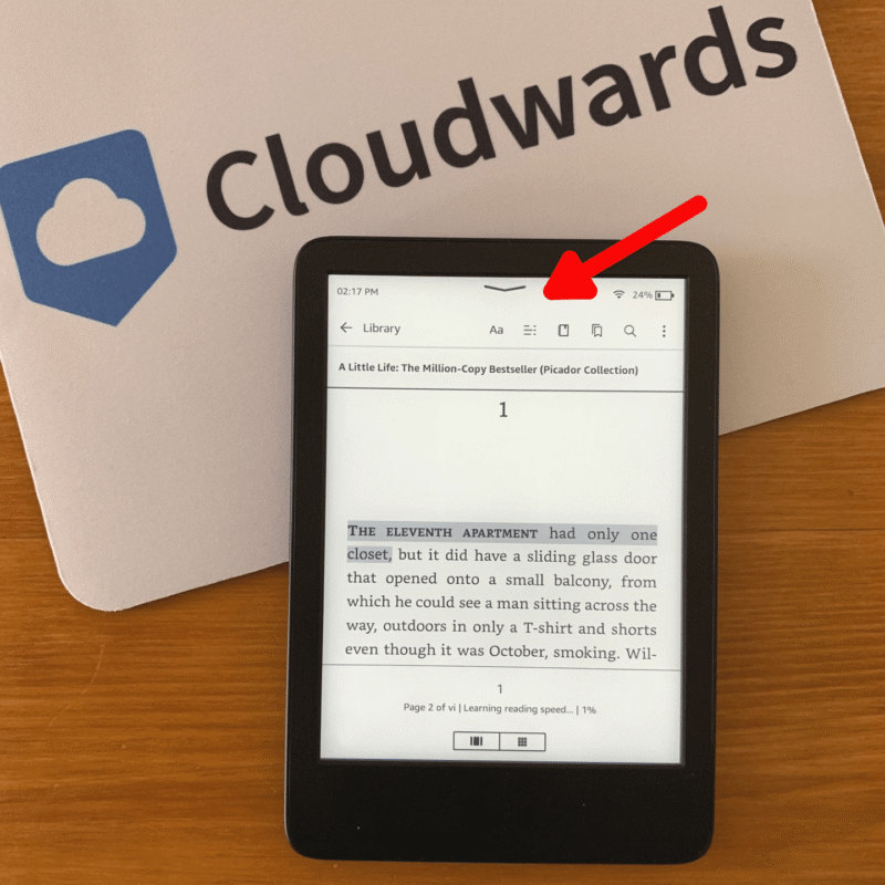 how to use kindle get to home screen