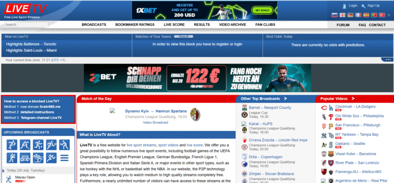 livetv-homepage livetv homepage