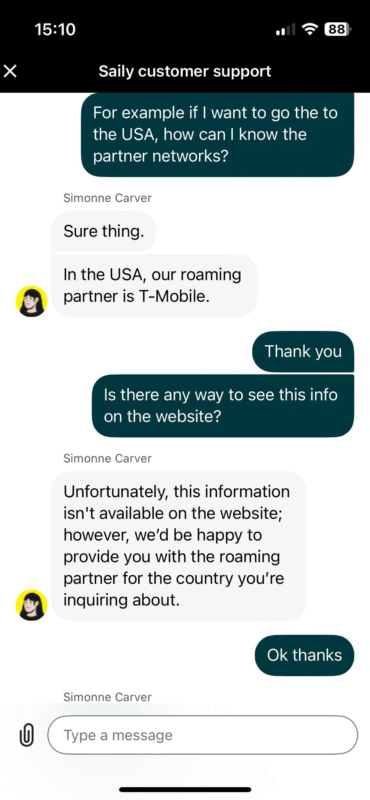 saily chat networks