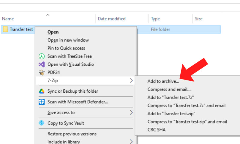 send large files compress