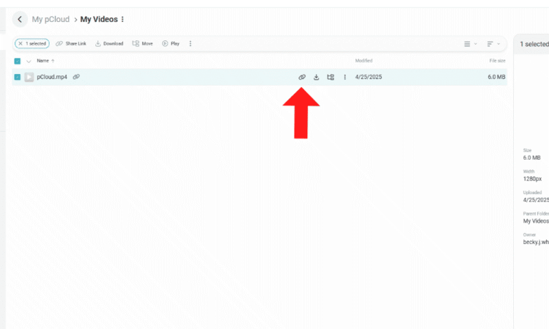 send large files start sharing