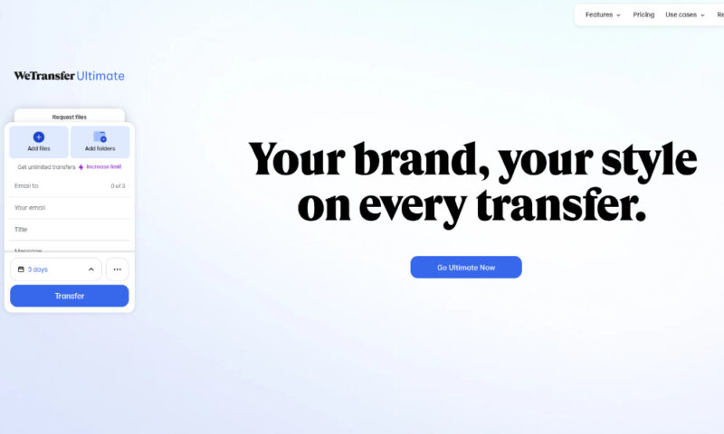 send large files wetransfer
