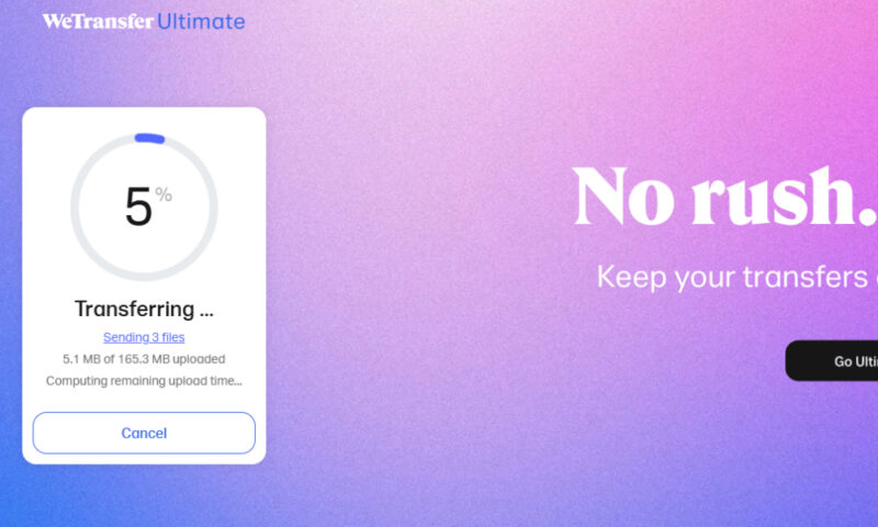 send large files wetransfer transfer