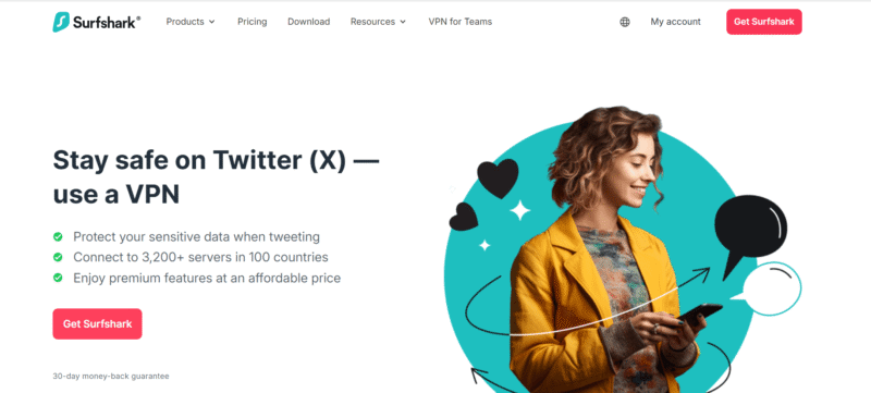 surfshark website