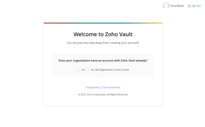 zoho vault