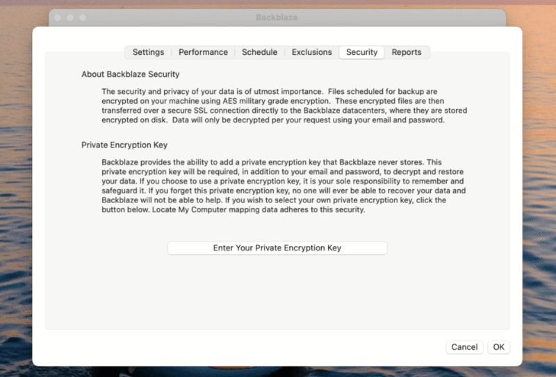 backblaze security