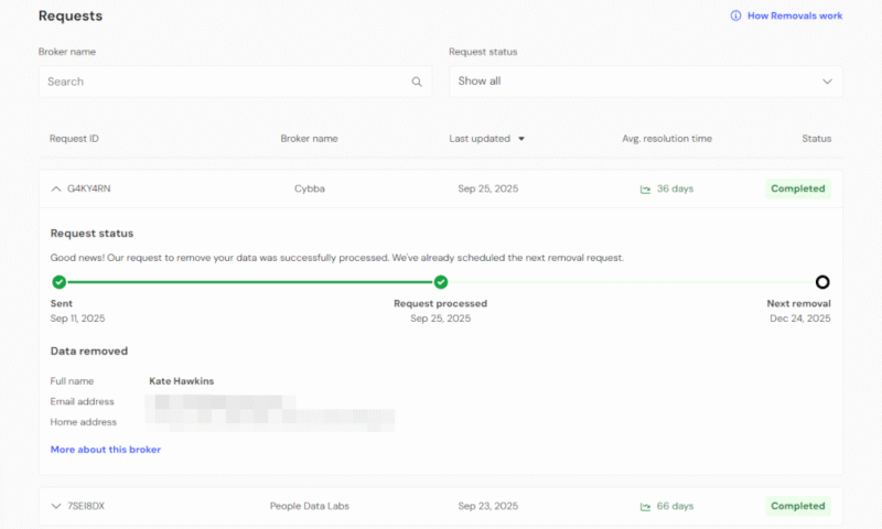 data-removal-incogni-requests-status data removal incogni requests status