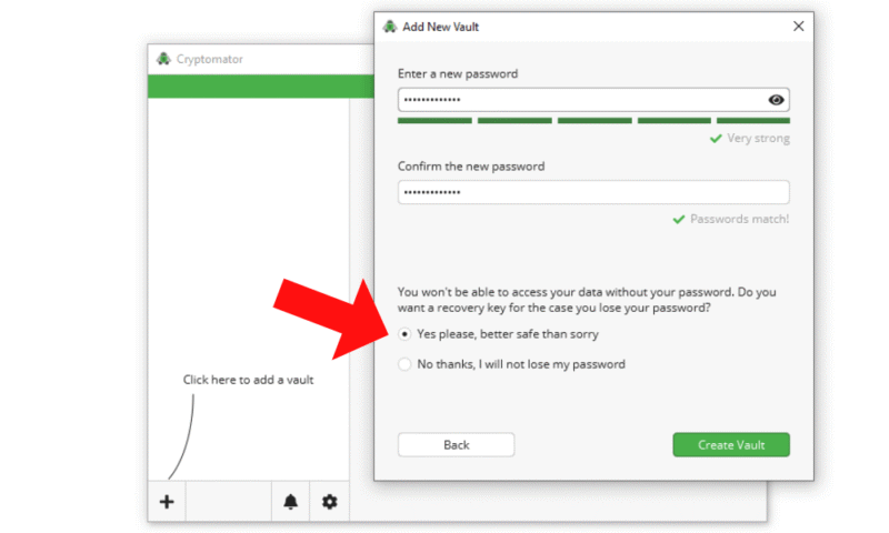encrypt cloud crypto password