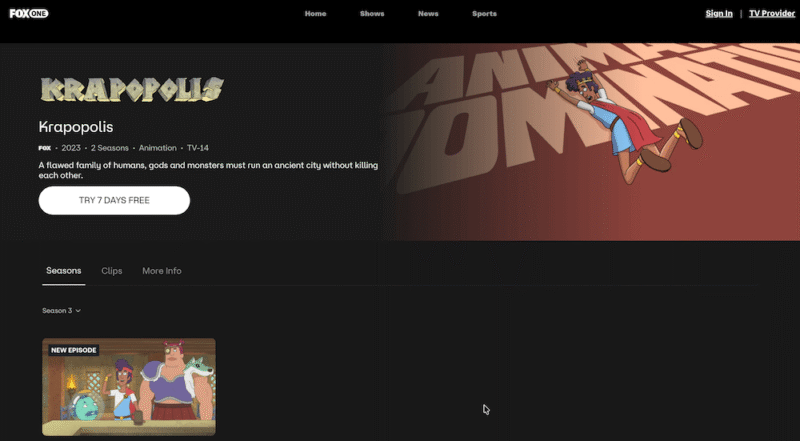 krapopolis season 3 fox