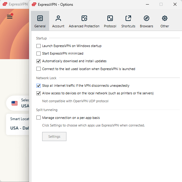 ohio vpn expressvpn ease of use