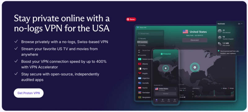 proton vpn usa
