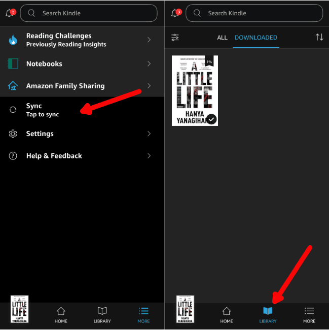 purchase kindle books iphone sync kindle app