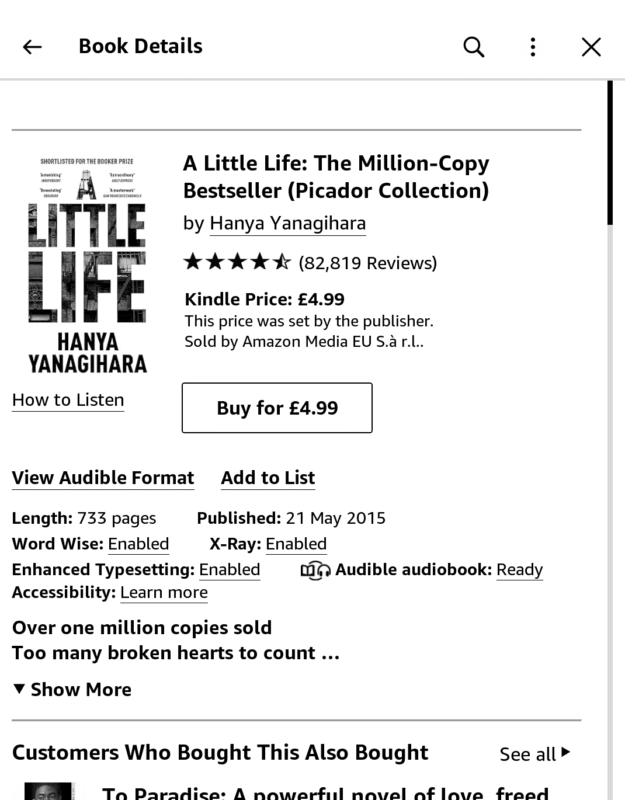 purchase kindle books on device choose book