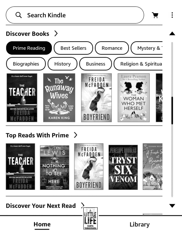 purchase books on device kindle store