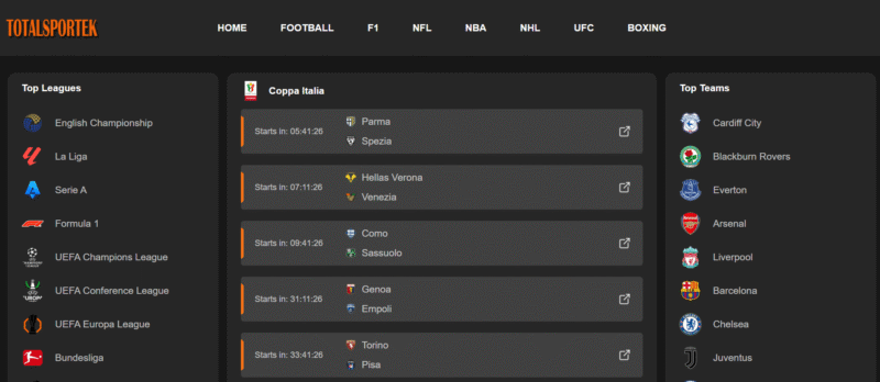 totalsportek-homepage totalsportek homepage