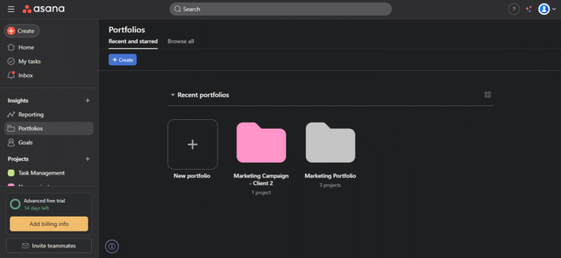 Asana-PortfolioManagement Asana PortfolioManagement