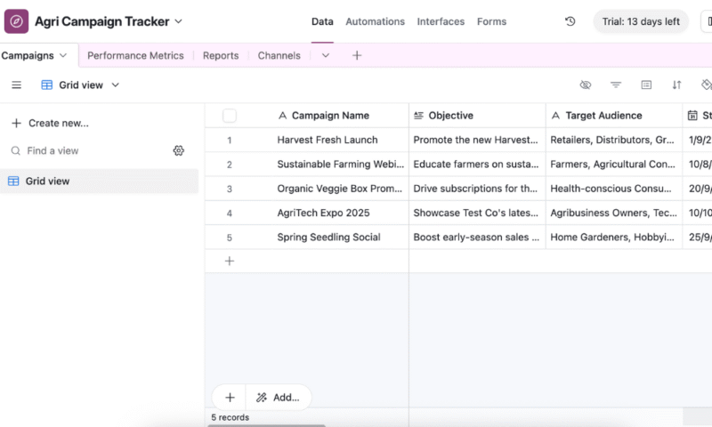 airtable user interface