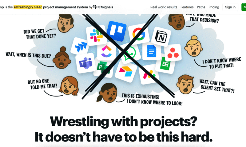 basecamp project management software