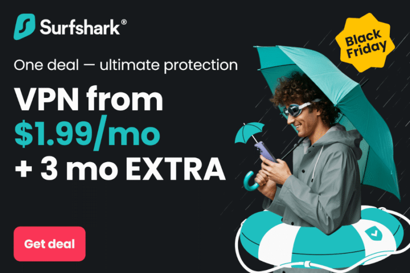 black friday surfshark deal