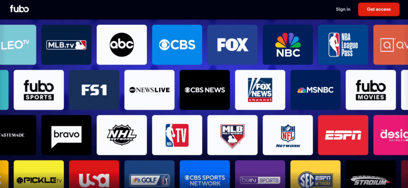 fubotv homepage