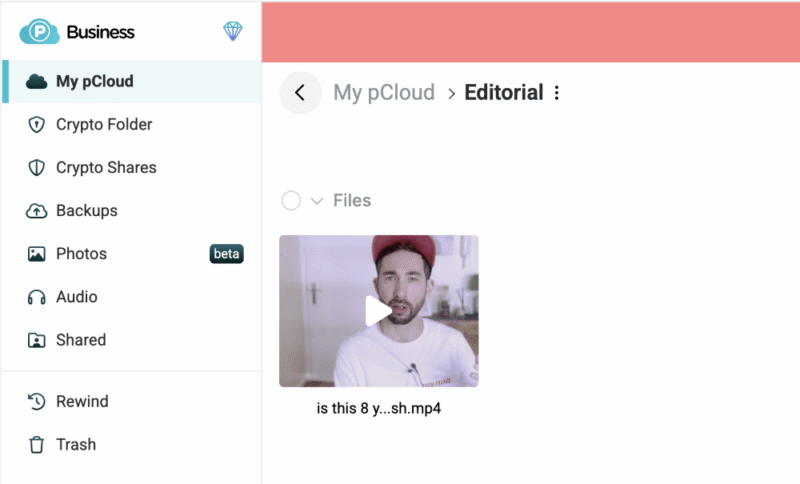 pcloud videos