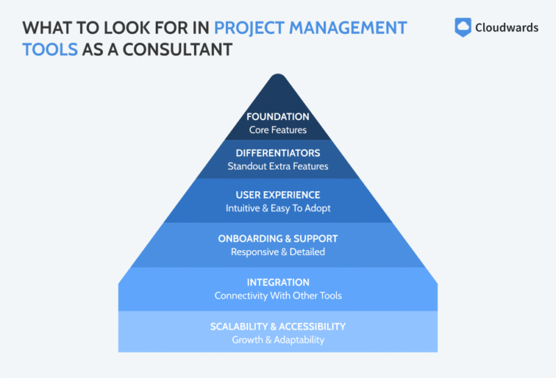 project management consultants infographic