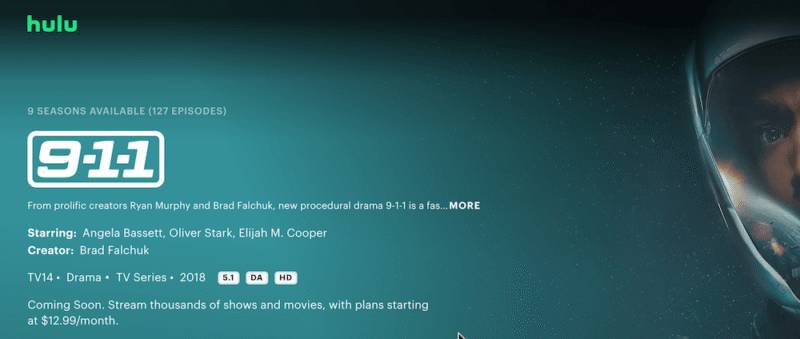 where to watch 911 season 9 hulu