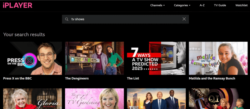 bbc-iplayer-homepage bbc iplayer homepage