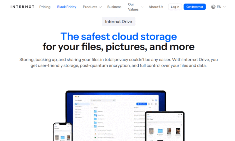 free 1tb storage internxt