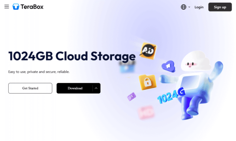 free 1tb storage terabox