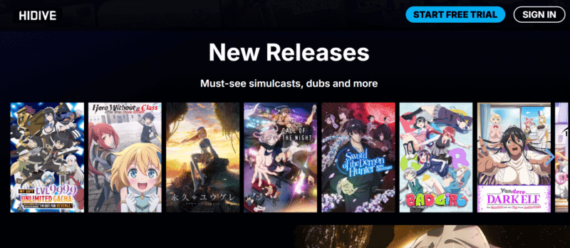 hidive-homepage hidive homepage