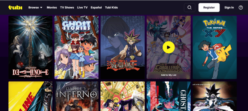 tubi-homepage tubi homepage