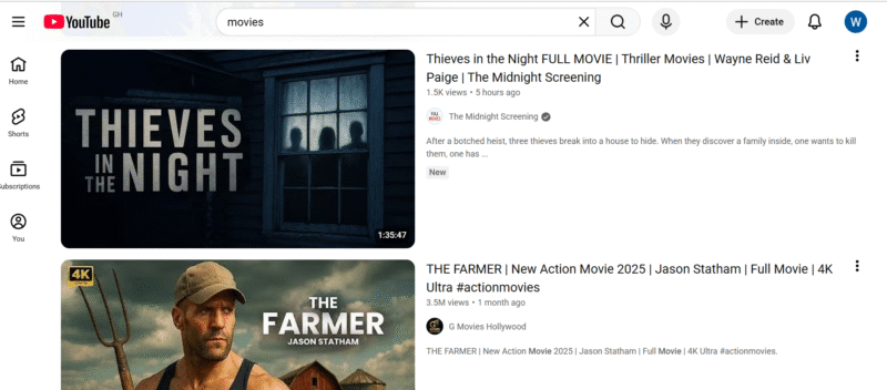 youtube homepage youtube homepage