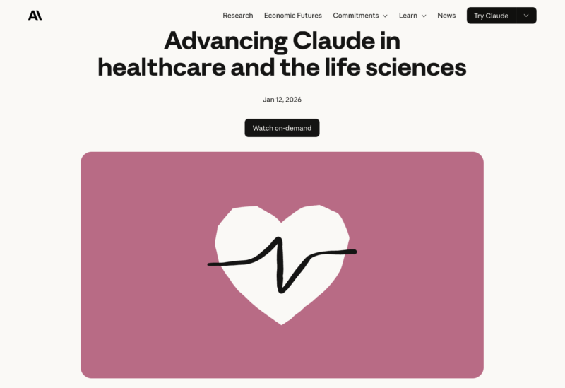 claude for healthcare featured image