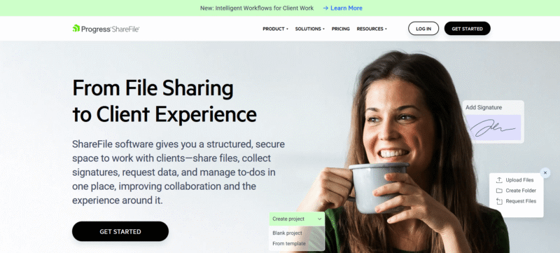 Sharefile homepage 2026