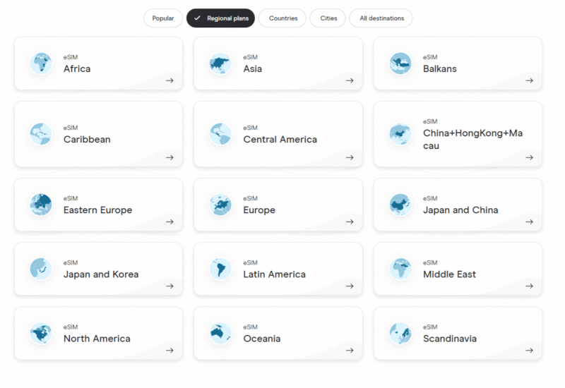 holafly regional plans